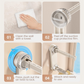 🧥 PROMO FLASH : 50% DE RÉDUCTION ! 🪟 Porte-Vêtements Télescopique Pliable – ABS – Ventouse Sans Perçage for Balcon & Salle de Bain 🚿
