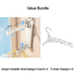 🧥 PROMO FLASH : 50% DE RÉDUCTION ! 🪟 Porte-Vêtements Télescopique Pliable – ABS – Ventouse Sans Perçage for Balcon & Salle de Bain 🚿
