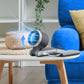 🔥 -50% ! 🌬️ Ventilateur Portable Turbo 3-en-1 – ABS – 5 Vitesses & Batterie 3600 mAh (24 h) pour Été, Voyage & Bureau 🎁