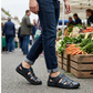 👞🌊 PROMO FLASH 50% ! Sandales Plage Homme Bout Fermé – Respirantes, Coussinées, Velcro, 3 Couleurs, 11 Pointures, Idéales Plage & Ville 🏖️