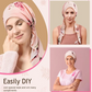👒🌸 PROMO FLASH 50% ! Turban Foulard Pré-Noué Femme – Motifs Floraux, Tissu Doux & Respirant, Taille Unique, Pratique & Élégant, Idéal Quotidien 🎀