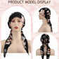 👒🌸 PROMO FLASH 50% ! Turban Foulard Pré-Noué Femme – Motifs Floraux, Tissu Doux & Respirant, Taille Unique, Pratique & Élégant, Idéal Quotidien 🎀