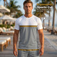 problème avant d'acheter. 🏖️👕 PROMO FLASH 50% ! Ensemble Sport Été Homme Color-Block – T-shirt Respirant + Short Cordon, 2 Pièces, 8 Tailles, Idéal Plage & Sport 🌴