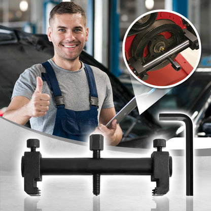 🔧 50% DE RÉDUCTION ! ⚙️ Outil Démontage Poulie Vilebrequin Réglable – Acier Robuste – Compatible Multi-Véhicules for Garage