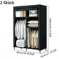 🔥📦 DERNIER JOUR -49% ! Armoire Portable en Tissu Non Tissé – Facile à Monter, Structure Acier, 3 Tailles, Idéale Chambre & Dressing 🏠