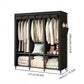 🔥📦 DERNIER JOUR -49% ! Armoire Portable en Tissu Non Tissé – Facile à Monter, Structure Acier, 3 Tailles, Idéale Chambre & Dressing 🏠