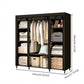 🔥📦 DERNIER JOUR -49% ! Armoire Portable en Tissu Non Tissé – Facile à Monter, Structure Acier, 3 Tailles, Idéale Chambre & Dressing 🏠