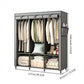 🔥📦 DERNIER JOUR -49% ! Armoire Portable en Tissu Non Tissé – Facile à Monter, Structure Acier, 3 Tailles, Idéale Chambre & Dressing 🏠