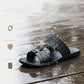 ☀️🩴 PROMO FLASH 50% ! Sandales Homme Tressées Plates – Cuir PU, Boucle Métal, Semelle Ergonomique, 11 Pointures, Idéales Plage & Quotidien 🏖️