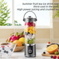 🥤🔪 PROMO FLASH 50% ! Mixeur-Jus Portable Sans Fil – 10 Lames, Moteur Puissant, Recharge USB, 3 Couleurs, Idéal Smoothies & Voyage 🍓