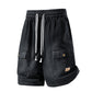 👖🏙️ PROMO FLASH 50% ! Short Cargo Denim Ample Homme – Style Urbain, Poches Profondes, Ceinture Élastique, 3 Couleurs, Tailles M-3XL, Idéal Streetwear & Été 🛹