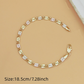✋🎨 PROMO FLASH 50% ! Bracelet Maillons Tricolore Unisexe – Or/Or Rose/Or Blanc, Double Épaisseur, Métal Durable, 18,5 cm, Fermoir Mousqueton, Idéal Quotidien & Cadeau 💫