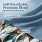 🌿 PROMO LIMITÉE -50% ! ✨ Ensemble Femme 2 Pièces – Haut Nœud Côté & Pantalon Motif Botanique, Tissu Respirant Premium · Bleu Clair & Vert Clair · S–5XL (EU34-54) 💐