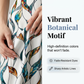 🌿 PROMO LIMITÉE -50% ! ✨ Ensemble Femme 2 Pièces – Haut Nœud Côté & Pantalon Motif Botanique, Tissu Respirant Premium · Bleu Clair & Vert Clair · S–5XL (EU34-54) 💐
