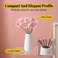 🥳🌸 PROMO FLASH 50% ! Décoration Florale en Céramique Éternelle – Finition Brillante, 10 Tiges, 10 Couleurs, Zéro Entretien, Idéale Maison & Bureau 🏺