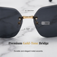 🕶️✨ PROMO FLASH 50% ! Lunettes Soleil Carrées Oversize Sans Monture – UV400, Ultra-Légères, Pailletés, 7 Coloris, Idéales Quotidien & Chic 🌟