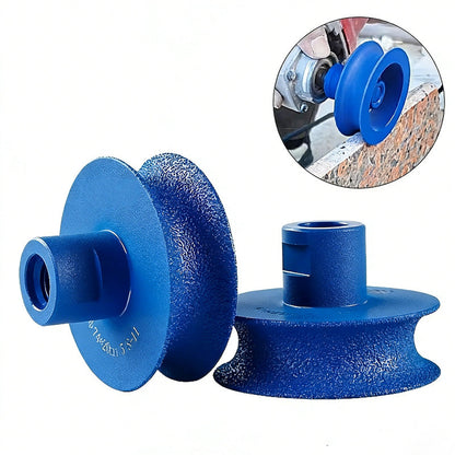 🔷 PROMO FLASH : 50% DE RÉDUCTION ! Meule Diamantée Concave pour Profiler les Chants de Pierre – Revêtement Diamanté Brasé, Bord Arrondi Régulier for Granit, Quartz, Marbre et Céramique ✨