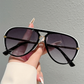 🕶️ 50% DE RÉDUCTION ! ⏰ Lunettes de Soleil Rétro Double-Pont – PC + Métal – UV400 & Verres Dégradés for Look Vintage