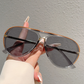 🕶️ 50% DE RÉDUCTION ! ⏰ Lunettes de Soleil Rétro Double-Pont – PC + Métal – UV400 & Verres Dégradés for Look Vintage