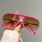 🕶️ 50% DE RÉDUCTION ! ⏰ Lunettes de Soleil Rétro Double-Pont – PC + Métal – UV400 & Verres Dégradés for Look Vintage