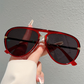 🕶️ 50% DE RÉDUCTION ! ⏰ Lunettes de Soleil Rétro Double-Pont – PC + Métal – UV400 & Verres Dégradés for Look Vintage
