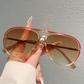 🕶️ 50% DE RÉDUCTION ! ⏰ Lunettes de Soleil Rétro Double-Pont – PC + Métal – UV400 & Verres Dégradés for Look Vintage