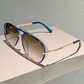 🕶️ 50% DE RÉDUCTION ! ⏰ Lunettes de Soleil Rétro Double-Pont – PC + Métal – UV400 & Verres Dégradés for Look Vintage