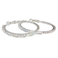 💎✨ PROMO FLASH 50% ! Boucles d'Oreilles Créoles Femme Zircone Cubique – Micro-Pavées, Cuivre, 3 Coloris, 45mm, Idéales Quotidien & Soirée 🎀