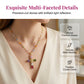 💎 50% DE RÉDUCTION ! ✨ Collier Pendentif Croix Zircon Multicolore – Alliage Zinc + Zircon – Étincelant & Léger for Femme