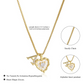 💎 PROMO LIMITÉE -50% ! ✨ Collier Micro Pavé Lettre & Cœur – Pendentif Initial A–Z, Chaîne Titane Anti-Rouille, Ajustable 45+5cm · Style Hip-Hop Romantique 💥
