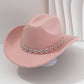 🤠💖 PROMO FLASH 50% ! Chapeau Cowboy Strass Cœur Femme – Fédora Jazz French Élégant, 22 Couleurs, Idéal Festival, Fête & Photo ✨