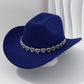 🤠💖 PROMO FLASH 50% ! Chapeau Cowboy Strass Cœur Femme – Fédora Jazz French Élégant, 22 Couleurs, Idéal Festival, Fête & Photo ✨