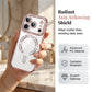 📢💎 PROMO FLASH 50% ! Coque Téléphone Magnétique Pailletée Galvanisée – Anti-Jaunissement, Protection Lentilles Strass, 5 Couleurs, Compatible iPhone 13-17 Series ✨