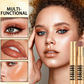 💄 PROMO LIMITÉE -50% ! 🌈 Bâton Fard à Paupières Dégradé 3-en-1 – Embout Courbe, Longue Tenue Waterproof & Dégradé en 1 Seul Trait ✨