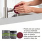🛡️✨ PROMO FLASH 50% ! Produit de Polissage Multi-Surfaces – Restaure la Brillance, Couche Protectrice Anti-Eau & Poussière, 100g + Tampon Inclus, Idéal Métal & Pierre
