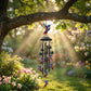 🕊️🔔 PROMO FLASH 50% ! Carillon Éolien Vintage Métal Jardin – Aluminium Anodisé, Son Apaisant, Résistant aux Intempéries, 2 Tailles, Idéal Terrasse & Balcon 🌿