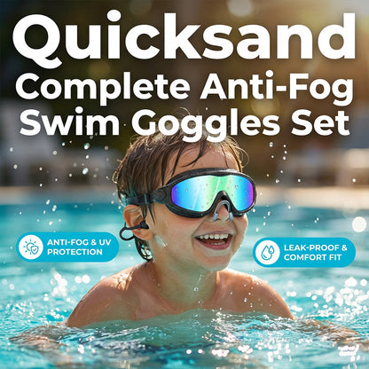🏊👁️ PROMO FLASH 50% ! Lunettes Natation Anti-Buée Enfant – Avec Bouchons Oreilles & Pince-Nez Intégrés, Joint Silicone, Protection UV, 30+ Coloris 🌊
