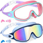 🏊👁️ PROMO FLASH 50% ! Lunettes Natation Anti-Buée Enfant – Avec Bouchons Oreilles & Pince-Nez Intégrés, Joint Silicone, Protection UV, 30+ Coloris 🌊