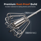 🥚 PROMO -50% ! Batteur à Œufs Manuel Semi-Automatique Inox – Pression Turbo Rotation Rapide Sans Électricité, Anti-Rouille, Poignée Ergonomique Anti-Dérapante · 2 Coloris · Achetez-en 1 = 1 Gratuit ✨
