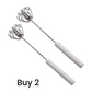 🥚 PROMO -50% ! Batteur à Œufs Manuel Semi-Automatique Inox – Pression Turbo Rotation Rapide Sans Électricité, Anti-Rouille, Poignée Ergonomique Anti-Dérapante · 2 Coloris · Achetez-en 1 = 1 Gratuit ✨