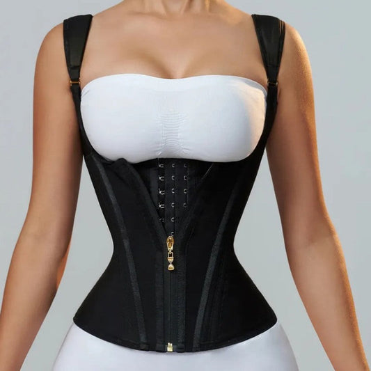 👙💥 PROMO FLASH 50% ! Top Shapeur Tailleur Femme – Contrôle Ventre Ferme, Effet Push-Up, Bretelles Réglables, 3 Couleurs, Tailles M-3XL, Idéal Post-Partum & Quotidien ✨