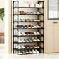 🏠 PROMO LIMITÉE -50% ! 👟 Étagère à Chaussures Multicouche – Montage Sans Outils, Structure Acier Robuste, Résistante à l'Eau · 45cm & 60cm · 2 à 7 Niveaux 💯