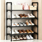 🏠 PROMO LIMITÉE -50% ! 👟 Étagère à Chaussures Multicouche – Montage Sans Outils, Structure Acier Robuste, Résistante à l'Eau · 45cm & 60cm · 2 à 7 Niveaux 💯