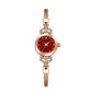 ⌚ PROMO LIMITÉE -50% ! ✨ Montre Bracelet Femme Élégante Luxe – Cadran Nacré, Cristaux Appliqués Main, Bracelet Maille Tressée · Or, Or Rose & Blanc · Bureau & Soirée 💎