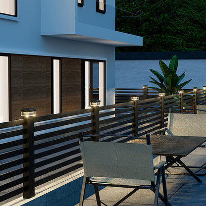 ☀️ NOUVEAUTÉ ! 💡 Lampe Solaire LED Poteau Clôture – Détecteur Crépuscule/Aube Auto, Résistante Intempéries, 8 LED Lumière Chaude · 5 Tailles · Installation Sans Câblage 🌿