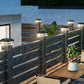 ☀️ NOUVEAUTÉ ! 💡 Lampe Solaire LED Poteau Clôture – Détecteur Crépuscule/Aube Auto, Résistante Intempéries, 8 LED Lumière Chaude · 5 Tailles · Installation Sans Câblage 🌿