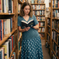 🌺 PROMO LIMITÉE -52% ! ✨ Robe Maxi Boho Femme – Col V Flatteur, Imprimé Léopard & Pois Unique, Tissu Respirant, Jupe Étagée Fluide · Bleu · S–5XL 🐆