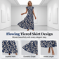 🌸 PROMO LIMITÉE -50% ! ✨ Robe Maxi Fleurie Femme – Manches Volantées Gracieuses, Ceinture À Nouer, Jupe Étagée Fluide · 5 Couleurs · S–2XL · Été & Voyages 🌺