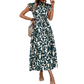 🌸 PROMO LIMITÉE -50% ! ✨ Robe Maxi Fleurie Femme – Manches Volantées Gracieuses, Ceinture À Nouer, Jupe Étagée Fluide · 5 Couleurs · S–2XL · Été & Voyages 🌺