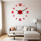⏰🔥 -50% ! Horloge Murale 3D Acrylique DIY – Miroirs Acrylique Effet Profondeur Artistique Moderne, Mouvement Balayage Ultra-Silencieux Sans Tic-Tac, Fixation Sans Perçage Taille Ajustable · 5 Coloris · 40-90cm ✨